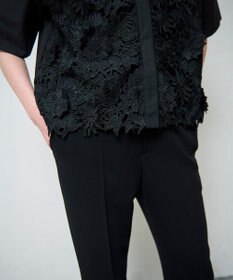 GRACE CONTINENTAL ダブルクロススリムパンツ