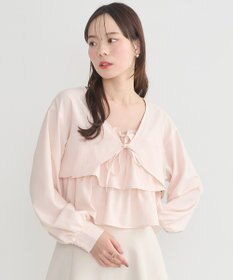 earth music&ecology ティアードアンサンブルブラウス