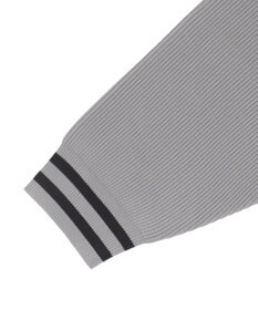 WEGO 【ユニセックス着用ITEM/MLサイズ展開】ラグラングラフィックニットブルゾン