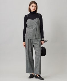 ICB 【洗える】 パウダリーチュール ハイネックトップス