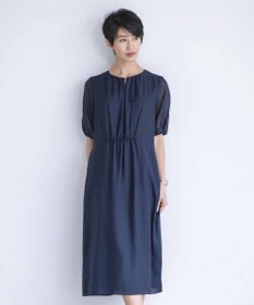 J.PRESS LADIES L 【WEB限定カラーあり・洗える】 ブライトスパンボイル ワンピース