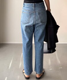 woadblue 【先行販売】SALUU サルー ストレートアンクル デニムパンツ ダメージ