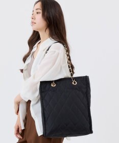 LeSportsac CHAIN N/S TOTE/ミッドナイトキルトチェーン