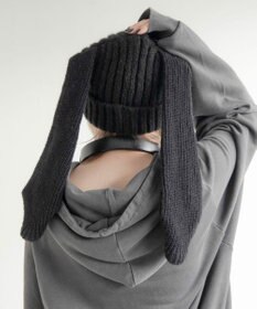 WEGO ウサミミニットキャップ