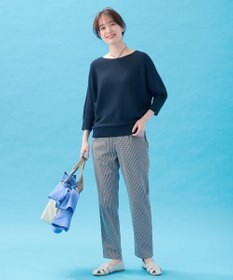 ANY L 【洗濯機可/アンチピリング/UVケア】アクリルガーターニット