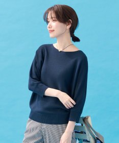 ANY L 【洗濯機可/アンチピリング/UVケア】アクリルガーターニット