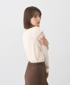 earth music&ecology リボンライクドレーププルオーバー