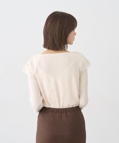 earth music&ecology リボンライクドレーププルオーバー