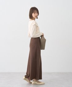 earth music&ecology リボンライクドレーププルオーバー