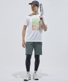 CW-X 【UNISEX】 CW-X トップス Ｔシャツ 半袖 3分袖 Ｕネック メッシュ素材 UVカット率90%以上(本体) ユニセックス DLR195 /ワコール