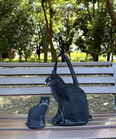 ROOTOTE 1117【ネコポーチ】EU.ウイズルー.オスワリネコ-A