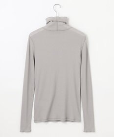 23区 【SLOW/一部店舗限定】新色追加！シアーリブロンTEE タートルネック カットソー