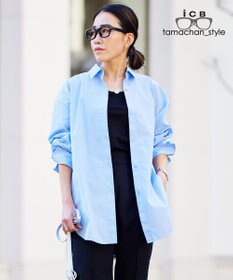 ICB 【ICB×tamachan_style コラボ】 スタイルアップ ビッグシャツ