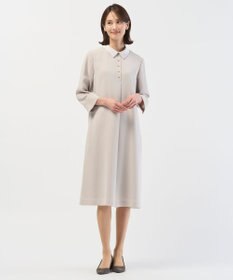 J.PRESS LADIES S 【2way】セラテリーダブルクロス 襟付き ワンピース