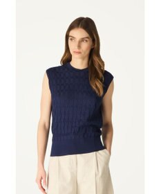 DAKS John Smedley for DAKS ハウスチェックノースリーブトップ