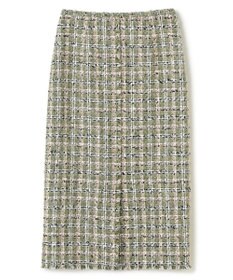 BEIGE， BERYL / ファンシーツイード Iラインスカート