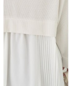 earth music&ecology プリーツヘムドッキングチュニック