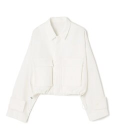 NAVE 【Nave・セットアップ可/洗える/撥水】スパンツイル ショートジャケット