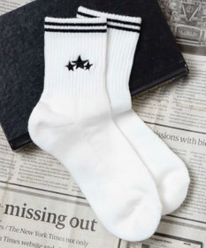 WEGO 底パイルスターラインソックス（14㎝丈）