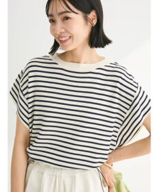 Green Parks 推しニット　フレンチスリーブニットプルオーバー