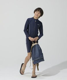 BEAMS SCHOOL 手提げバッグにもなる 2重底ナップサック