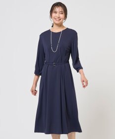 J.PRESS LADIES トリアセスムース フレア ワンピース