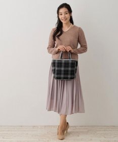 ROOTOTE 1344【フェルト生地】LT.スクエア.ドットチェック-A