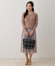 ROOTOTE 1344【フェルト生地】LT.スクエア.ドットチェック-A