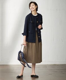 J.PRESS LADIES 【洗える】バイオエアフロー フレアー スカート