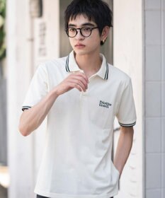 WEGO 【ユニセックス着用ITEM/MLサイズ展開】ワンポイント刺繍カノコポロ（SS）