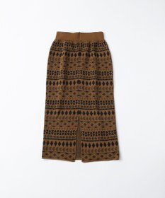 TRICOTE TRIBAL PATTERN SKIRT / トライバル パターン スカート