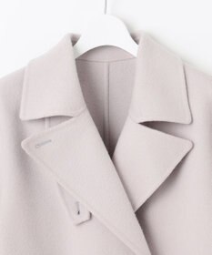 自由区 S ウールリバーダブルブレストコート