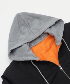 WEGO 【ユニセックス着用ITEM】2WAYフードパファーMA－1