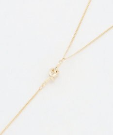 ANY ノットリボンメタルネックレス