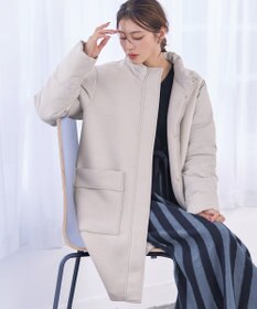 Tiaclasse ファイバーダウン×ダンボール異素材ロングコート