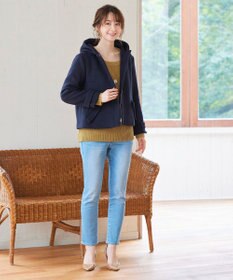 Tiaclasse 【洗える】大人可愛いワッフルニットトップス