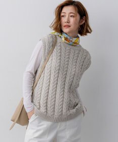 23区 【先行予約】ケーブル ニットベスト
