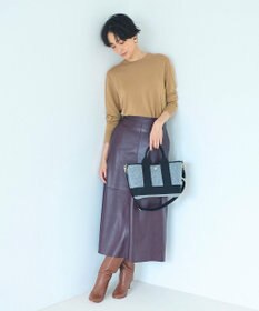 TOPKAPI 【Breath TOPKAPI】イタリアンフェルト ショルダー付 ミニ トートバッグ S