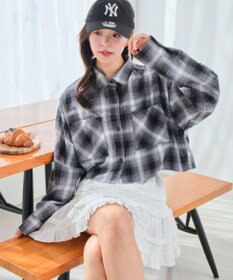 WEGO チェックショートシャツ