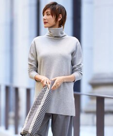 ICB 【洗える】ソフトウールハイゲージ ハイネックプルオーバー