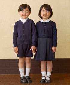 MIKI HOUSE HOT BISCUITS 【90-130cm】綿ニットVネックカーディガン(男の子用)