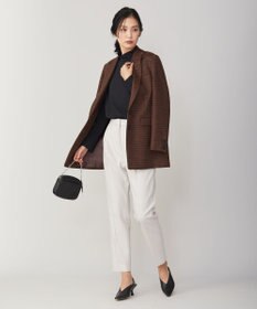 ICB 【洗える・WEB限定カラーあり】 ウールミルドサキソニー テーパードパンツ