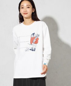 SHARE PARK LADIES 【LADIES】吸水速乾 フロントプリントTシャツ