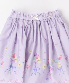 ANY KIDS フラワー ブーケ プリント スカパン