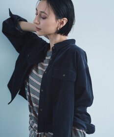 ANY L コーデュロイショートシャツ