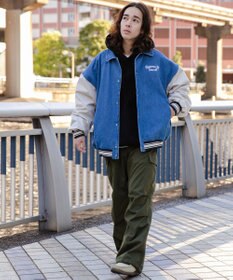 WEGO デニムスタジャン