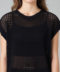 Chacott Chacott BALANCE【ノーソイングニット】メッシュニットワンピース