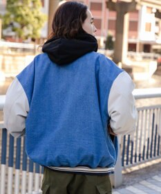 WEGO デニムスタジャン