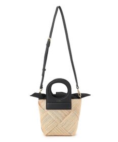 23区 VIOLAｄORO アバカ メッシュ  2WAY バケットバッグ