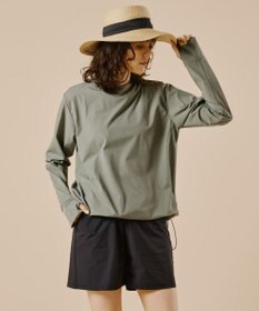 San-ai Resort（三愛水着楽園） 【WEB限定】ラッシュガード付き4点セット水着 9号11号13号【BeachQueen(ビーチクイーン）】